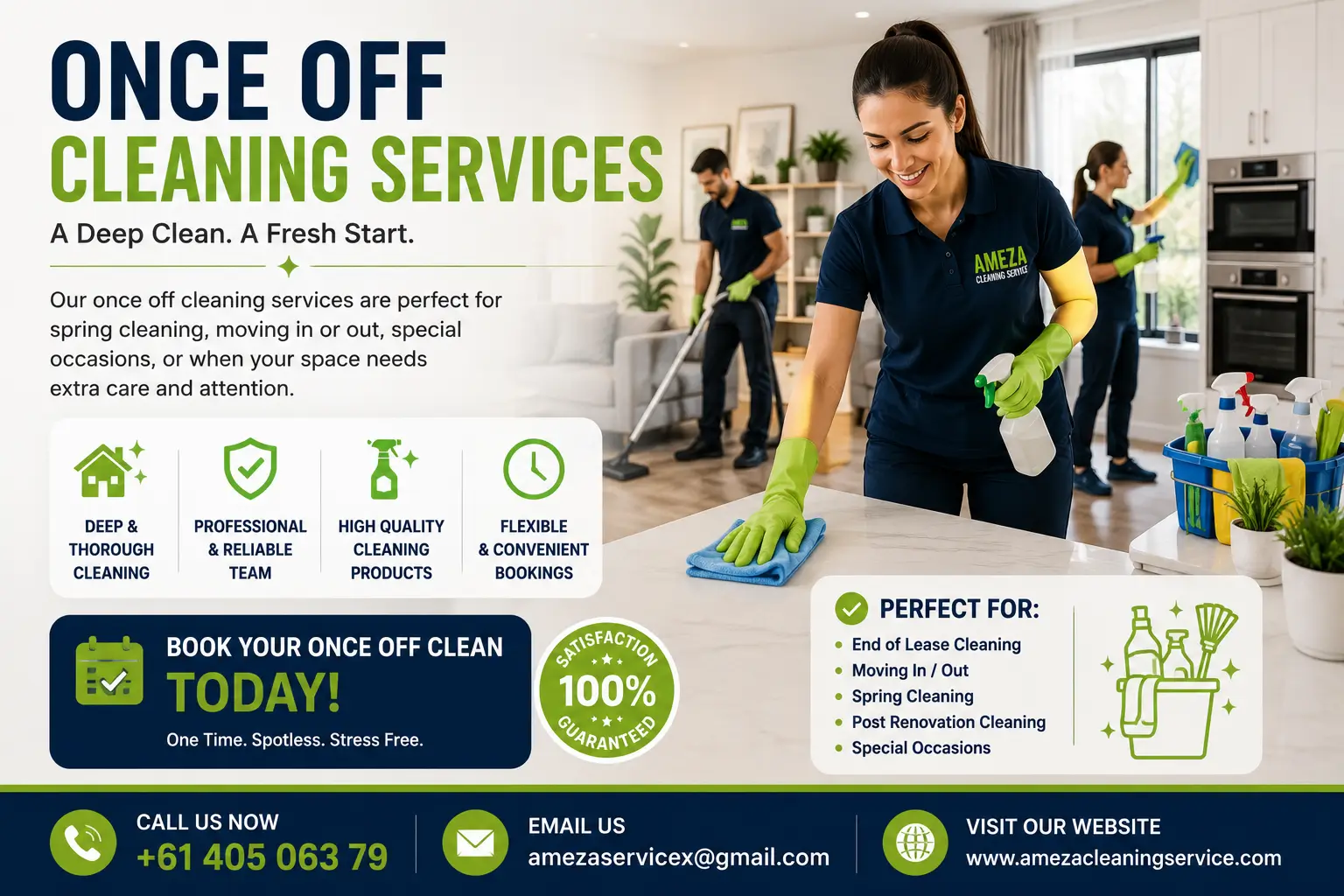 once off cleaning services